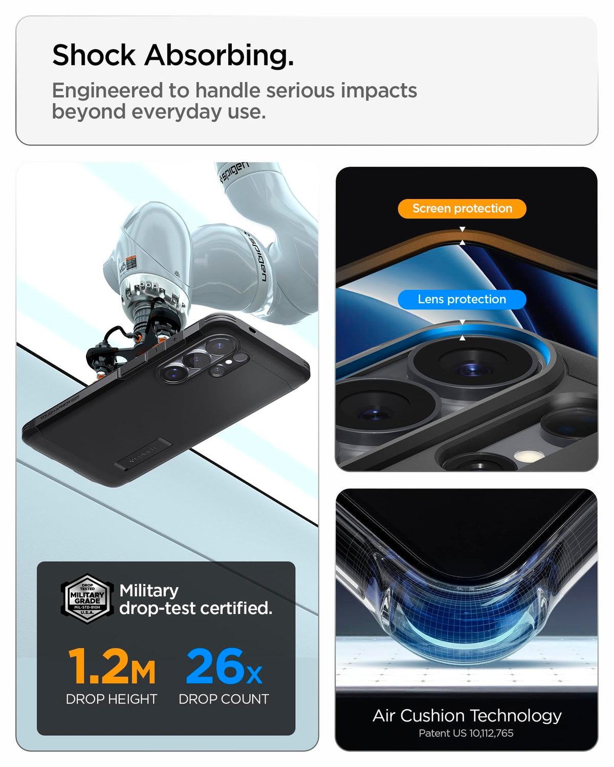 Spigen Tough Armor MagFit Case for Galaxy S26 Ultra, Black