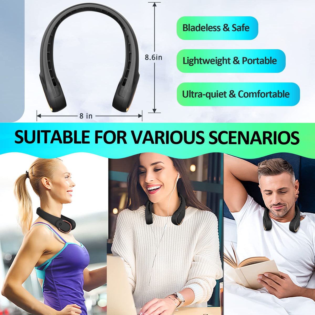 Portable Neck Fan