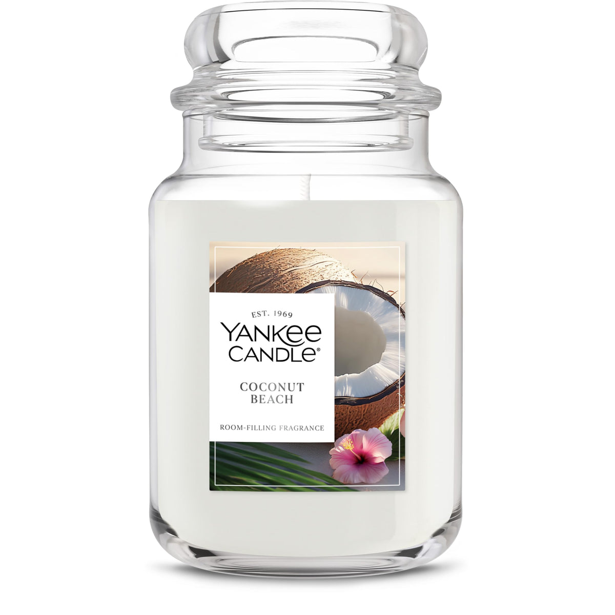 Yankee Candle Large Jar Scented Candle, Coconut Beach, 22oz
