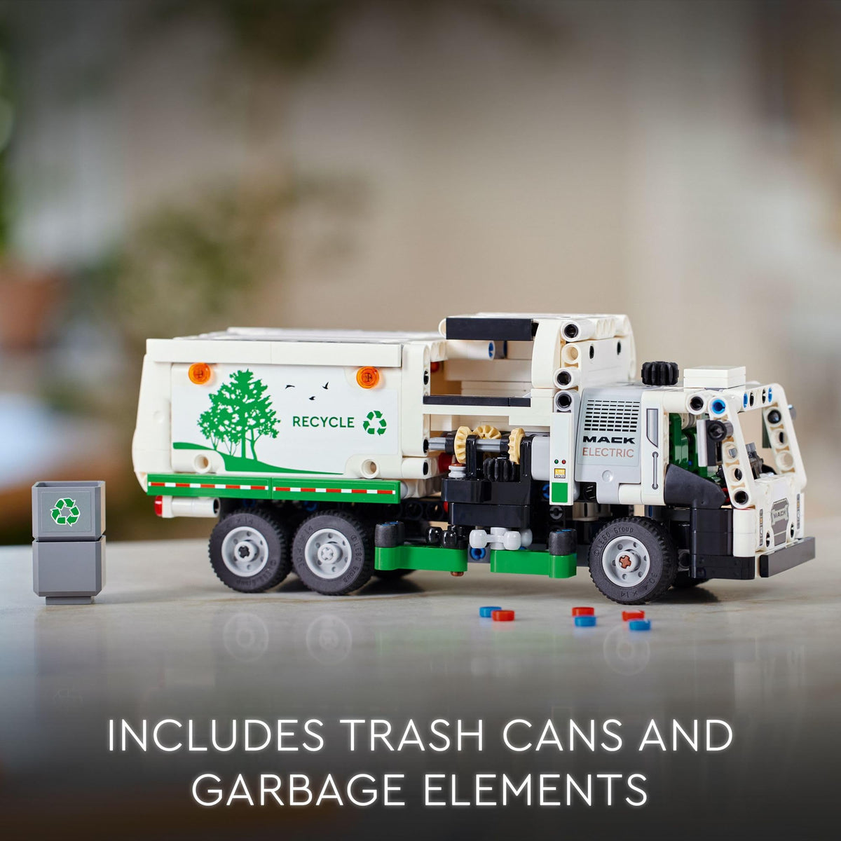 LEGO Technic Mack LR Electric Garbage Truck, 42167