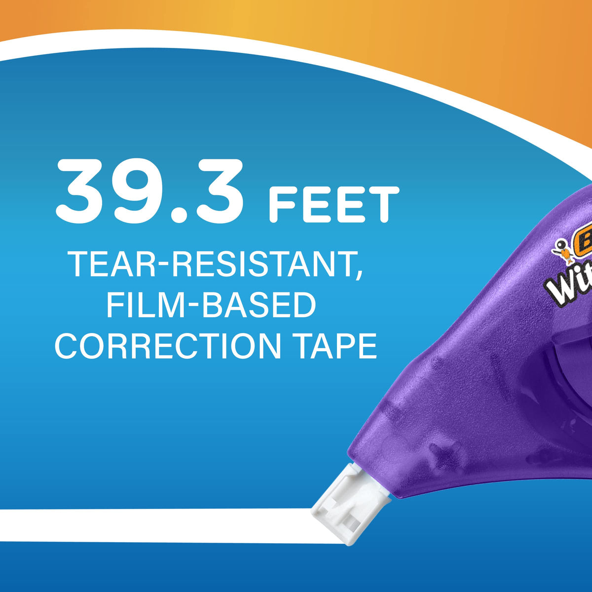 BIC Wite-Out Correction Tape, 4 Count