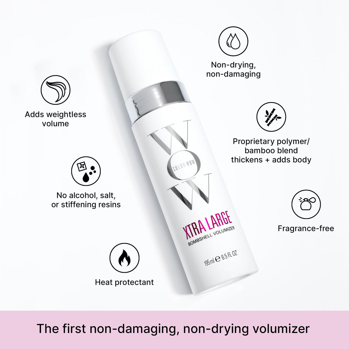 Color Wow Xtra Large Bombshell Volumizer, Alcohol-Free