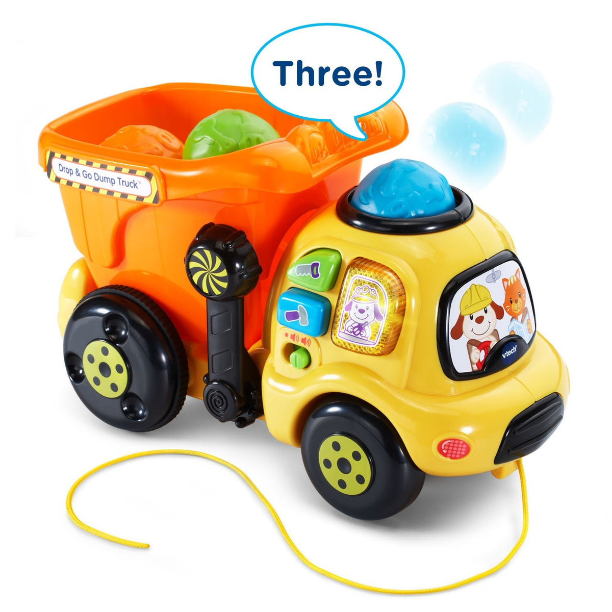 VTech Drop & Go Dump Truck, Orange