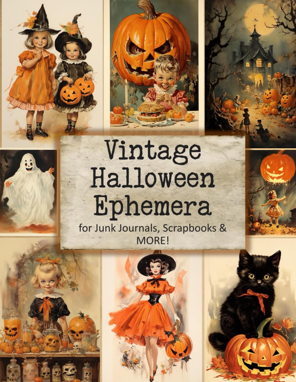 Vintage Halloween Ephemera for Junk Journals