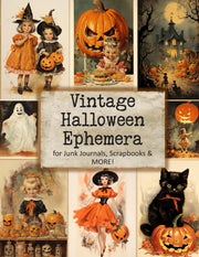 Vintage Halloween Ephemera for Junk Journals