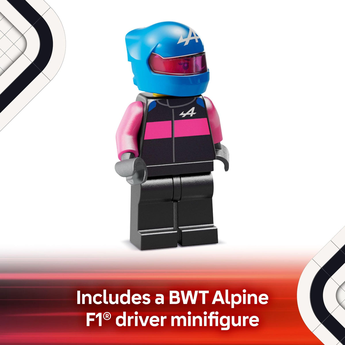 LEGO Speed Champions BWT Alpine F1 Team A524 Race Car, 77248