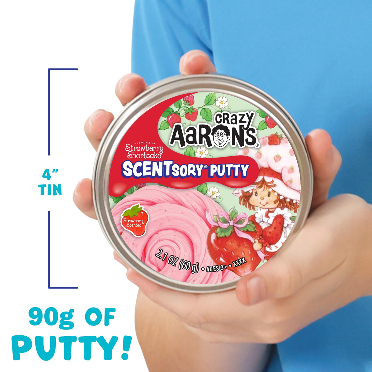 Crazy Aaron's Strawberry Shortcake SCENTsory Putty