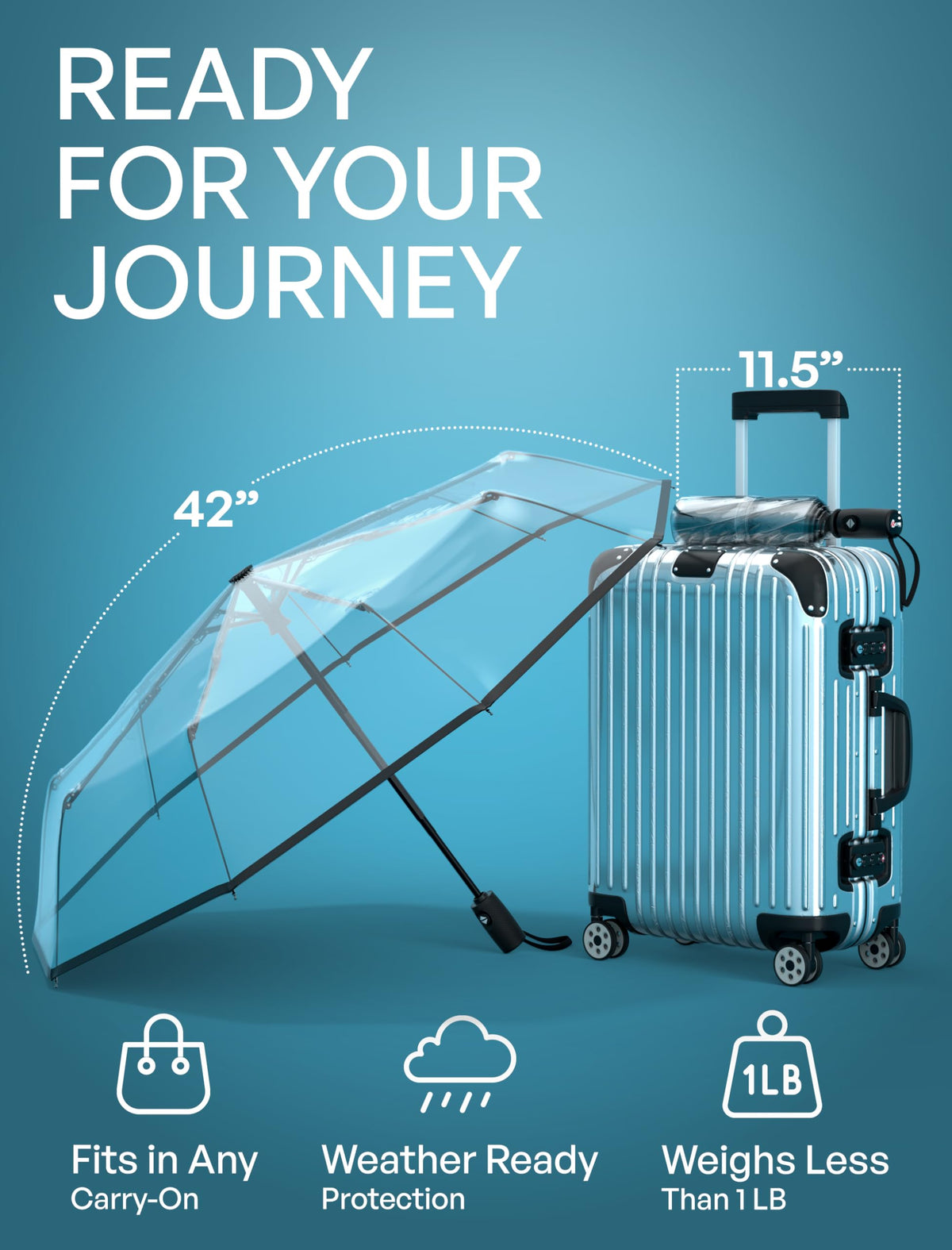 Repel Windproof Travel Umbrella, Auto Folding