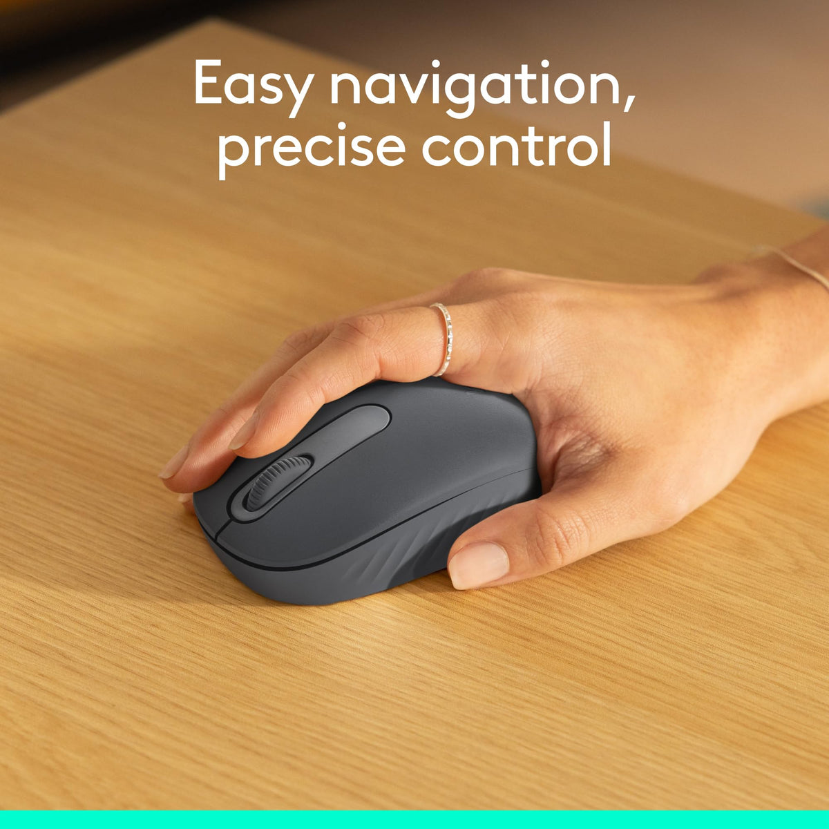 Logitech M196 Bluetooth Wireless Mouse, Graphite