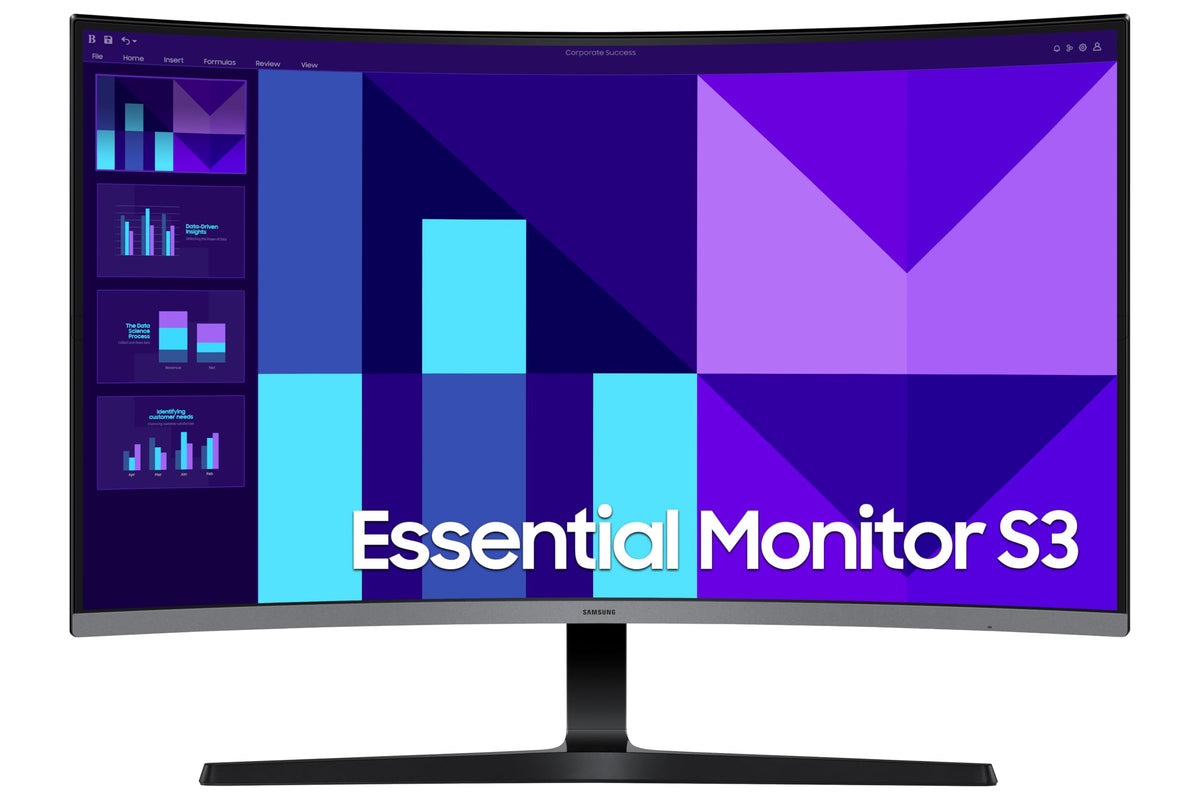 Samsung 32" FHD Curved Monitor, 100 Hz (LS32D390GANXZA)