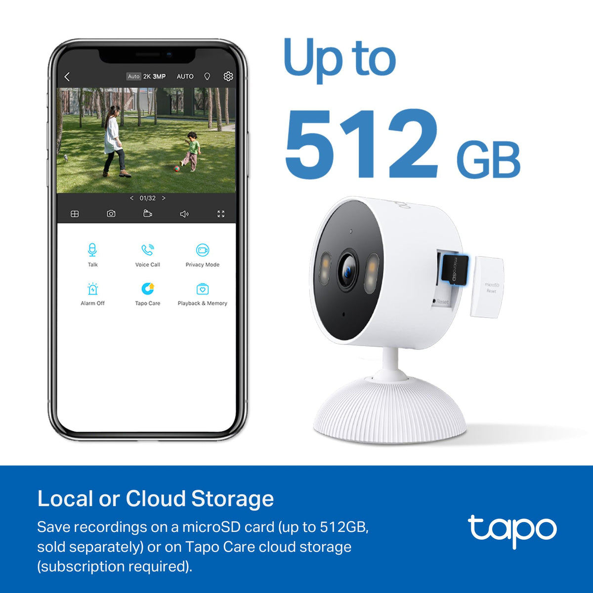 Tapo HybridCam 2K 3MP Indoor/Outdoor Security Camera