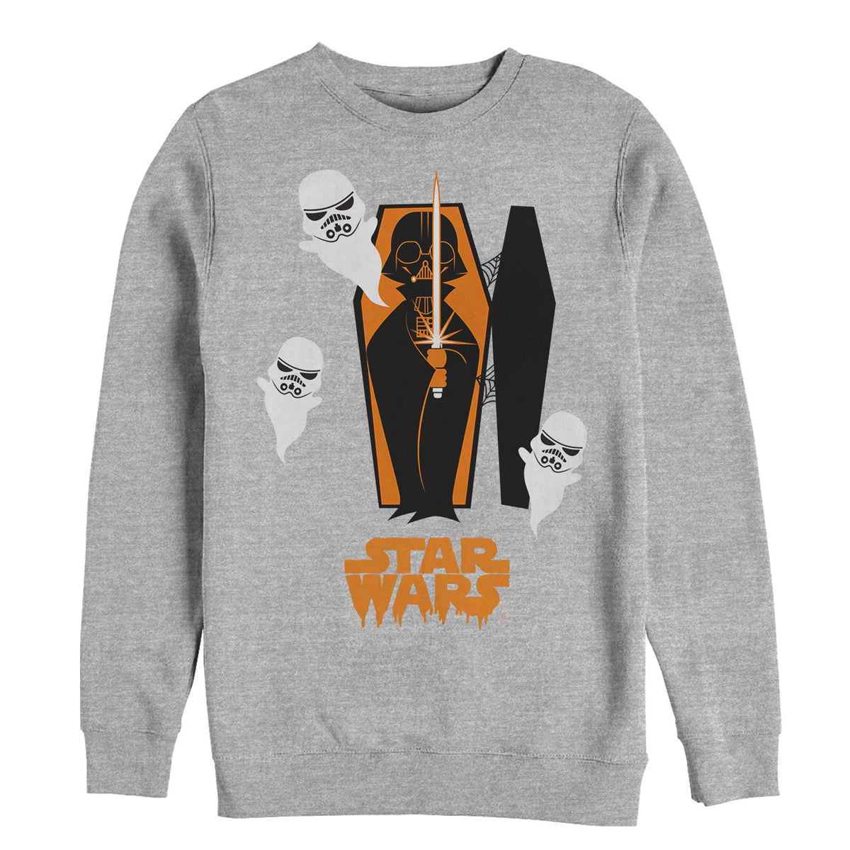 Fifth Sun Star Wars Men's Darth Vader Sweatshirt, Heather, Medium