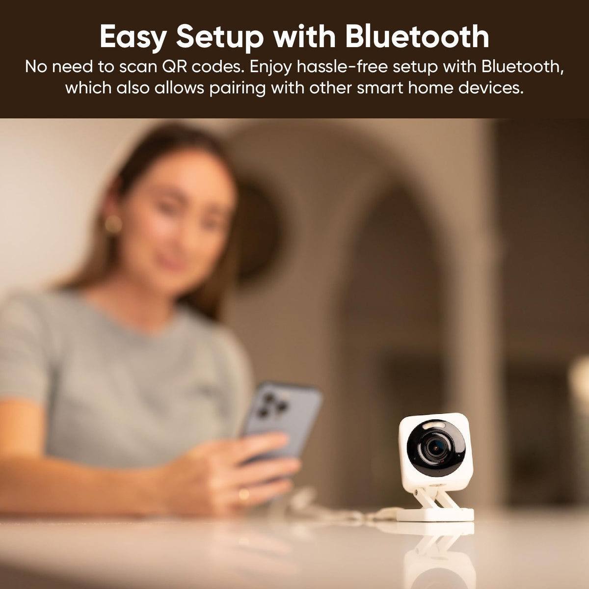Wyze Cam v4 2.5K Security Camera, White, 2 Pack