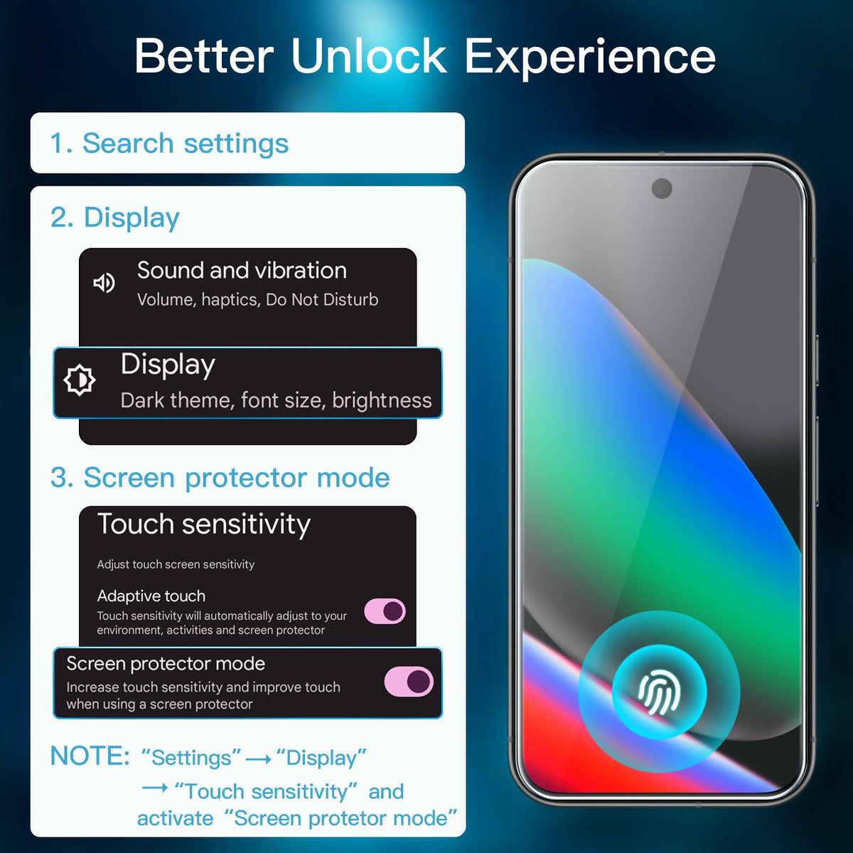 JETech Tempered Glass Screen Protector for Google Pixel 10, 2 Pack