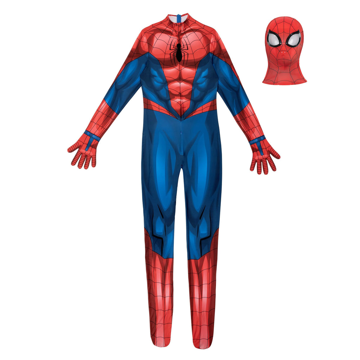 Marvel Spider-Man Adult Deluxe Zentai Costume, L