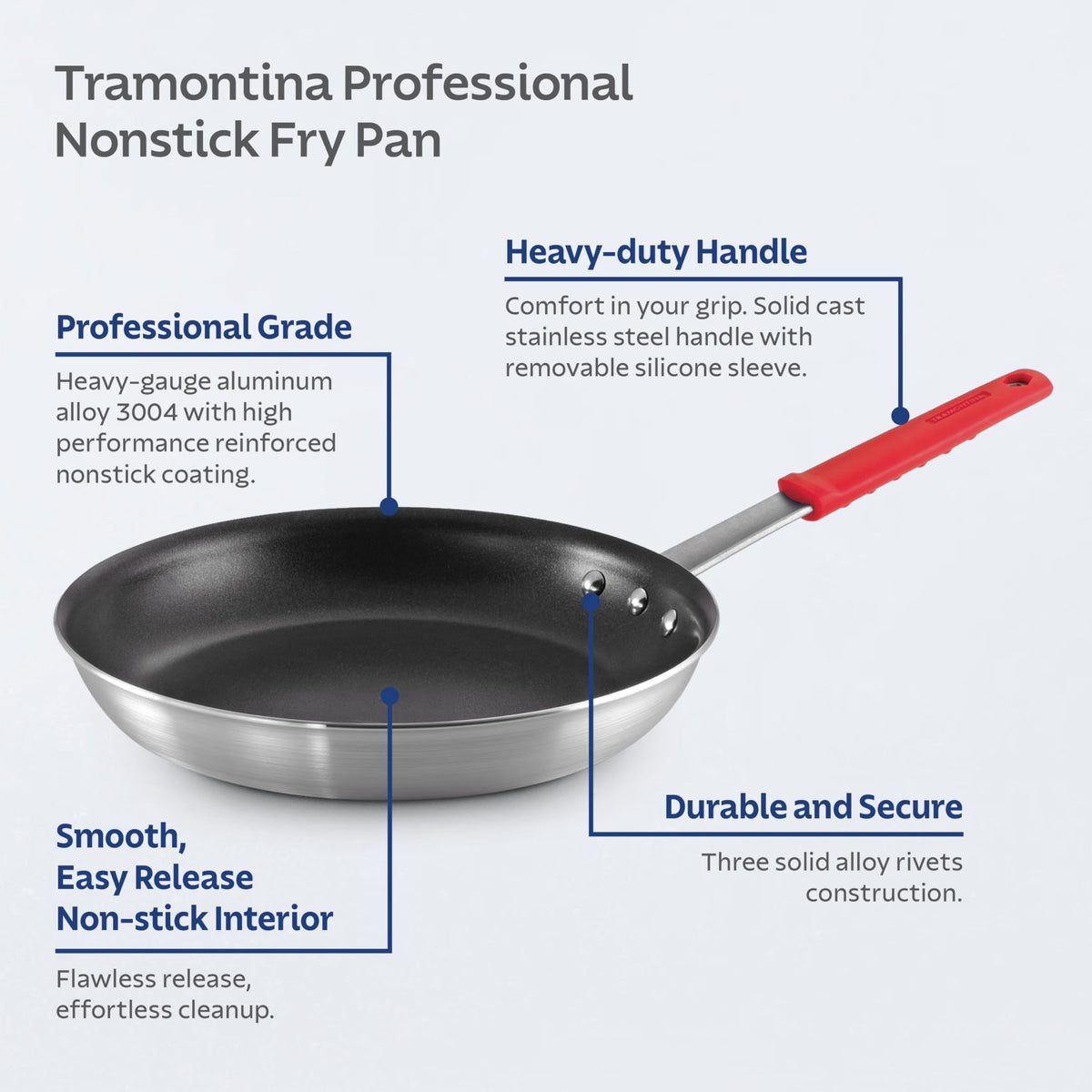 Tramontina Professional Non-Stick Frying Pan, 12 Inch
