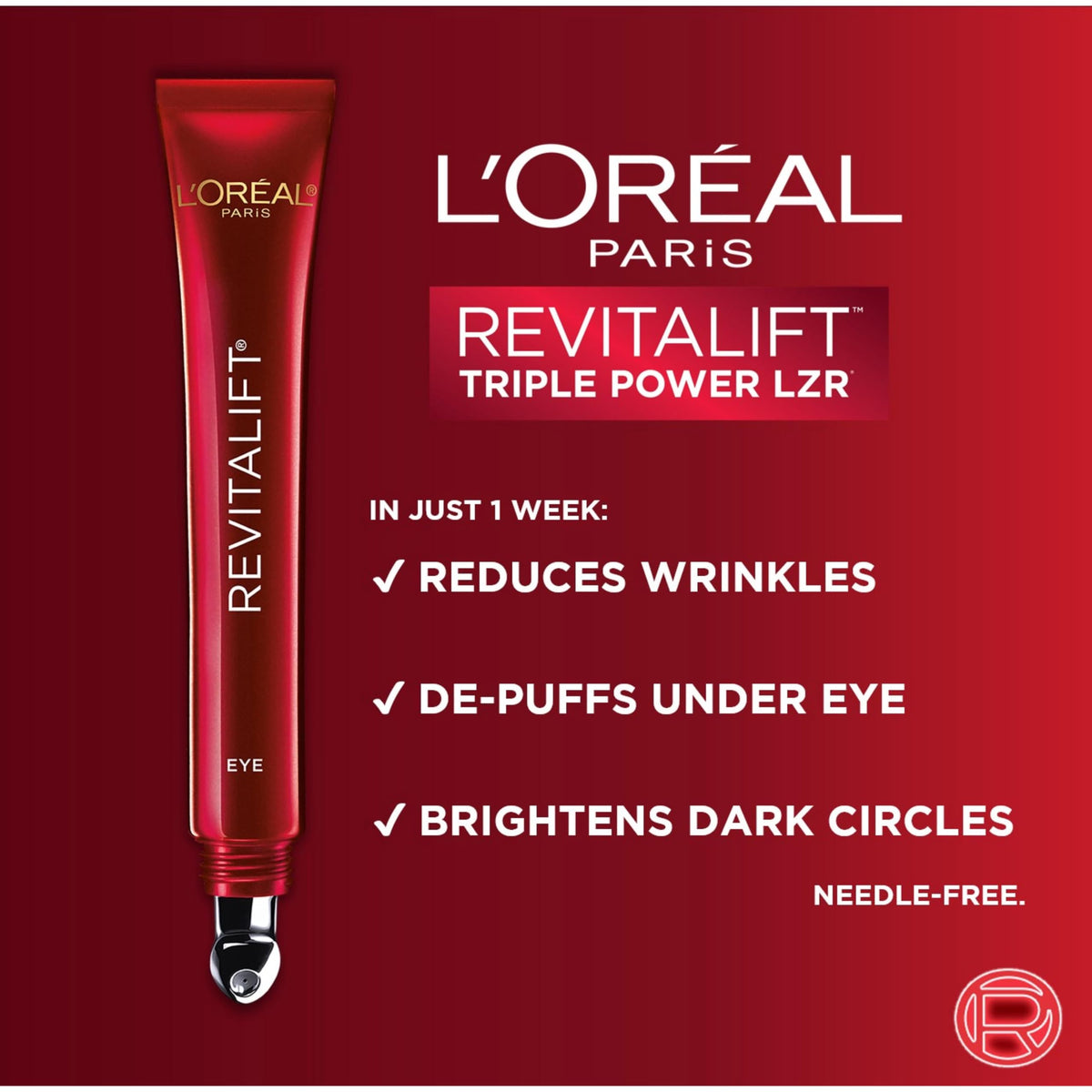 L'Oréal Paris Revitalift Triple Power LZR Eye Cream, 15 ml