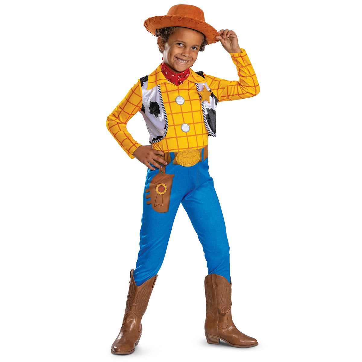 Disney Toy Story Deluxe Woody Boys' Costume, 7-8