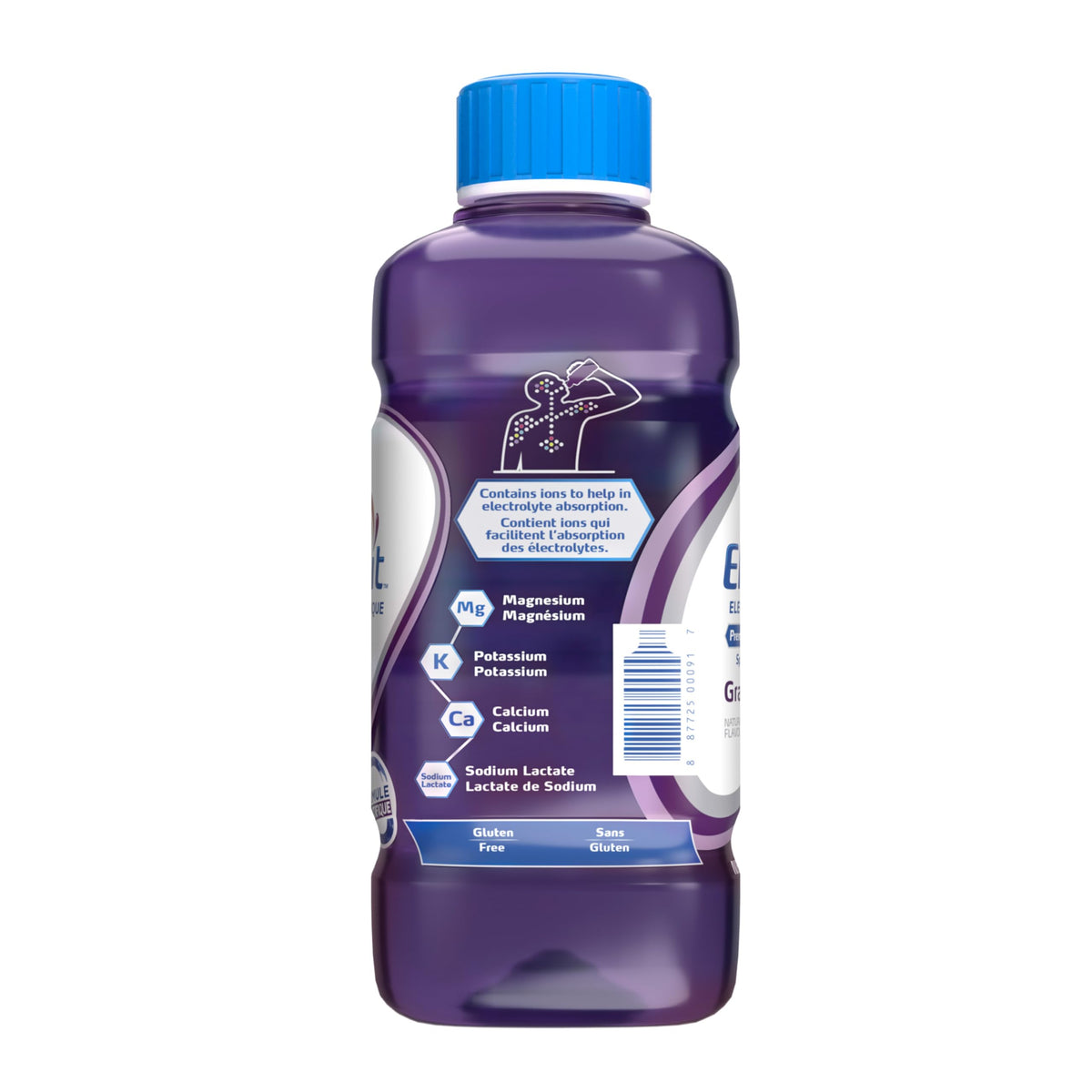Electrolit Hydration Drink, Grape, 625ml, 12 Pack