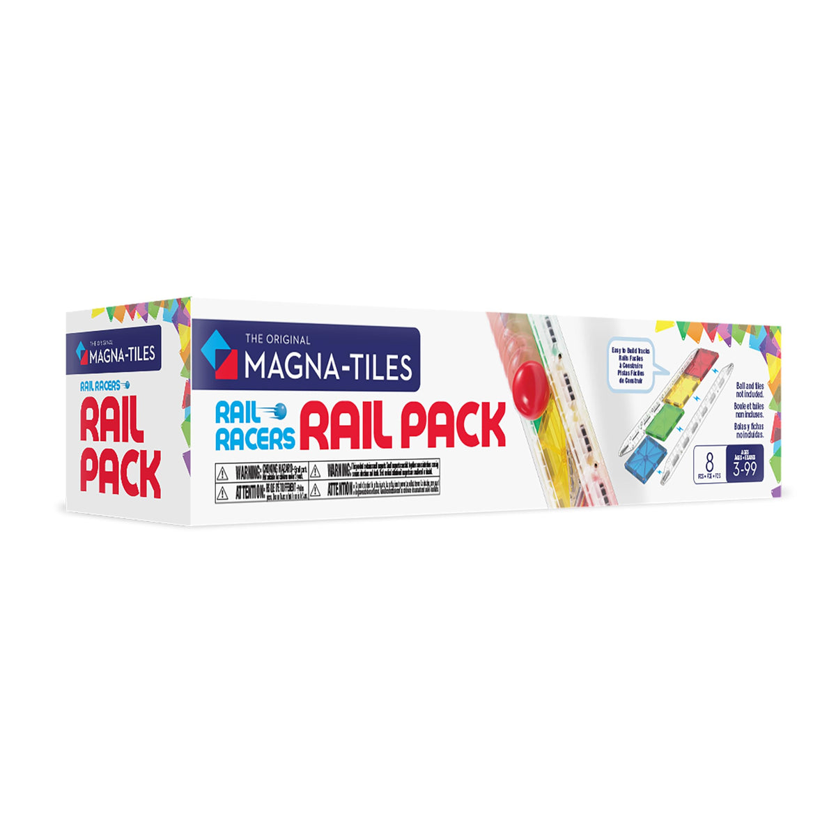 Magna-Tiles Rail Racers Rail Pack Magnetic Construction Set