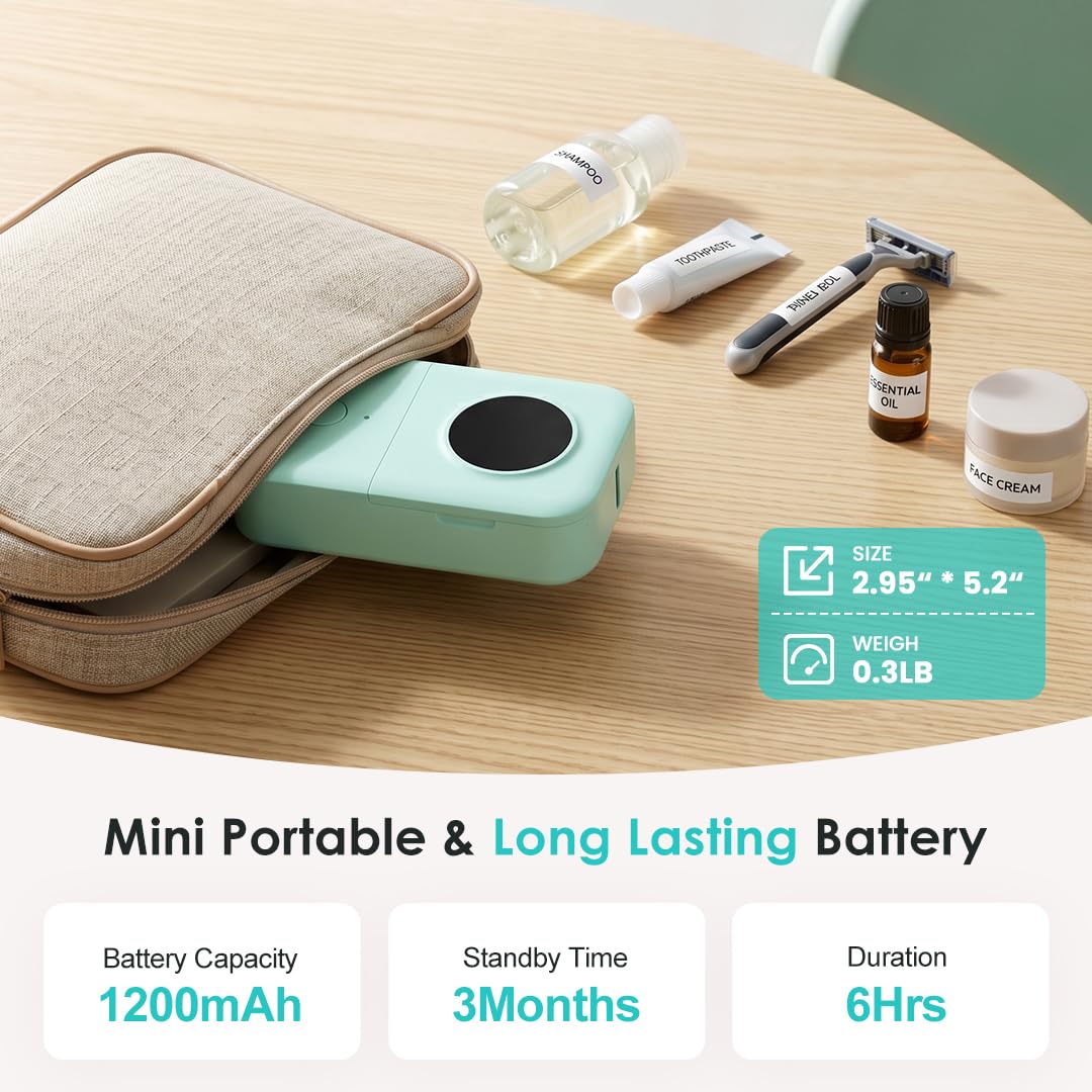 Phomemo D30 Portable Bluetooth Label Maker with Tape