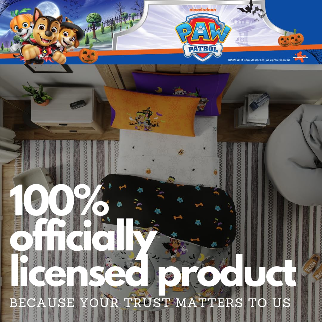 Franco Paw Patrol Kids Bedding 5-Piece Comforter and Sheet Set, Twin