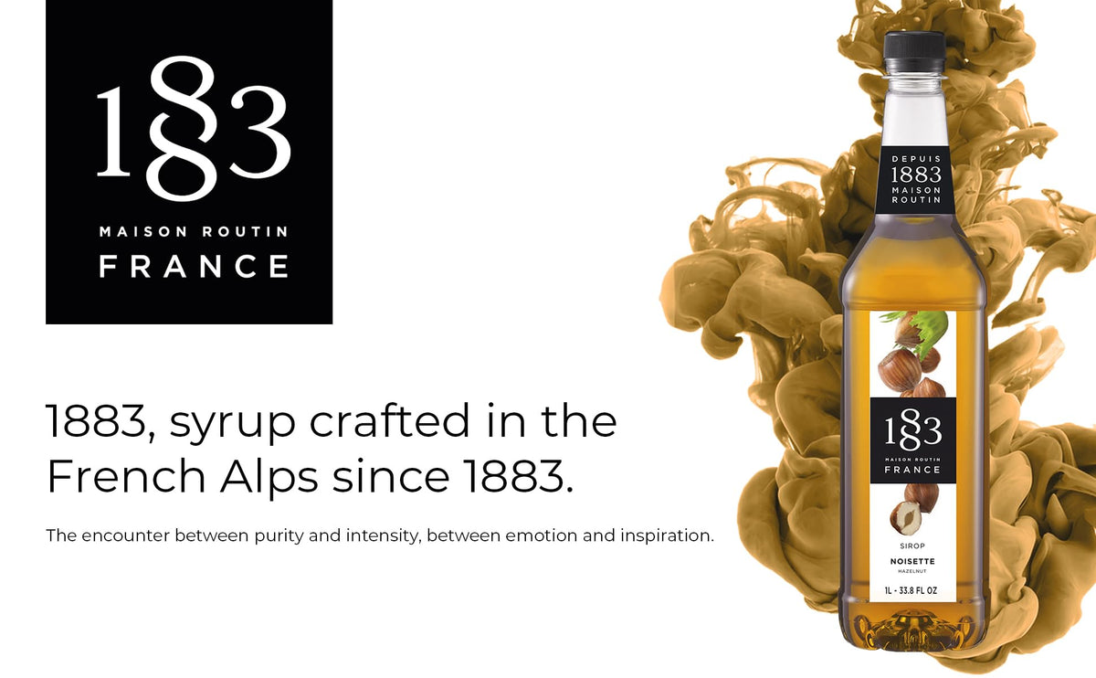 Maison Routin 1883 Roasted Hazelnut Syrup, 1000 mL