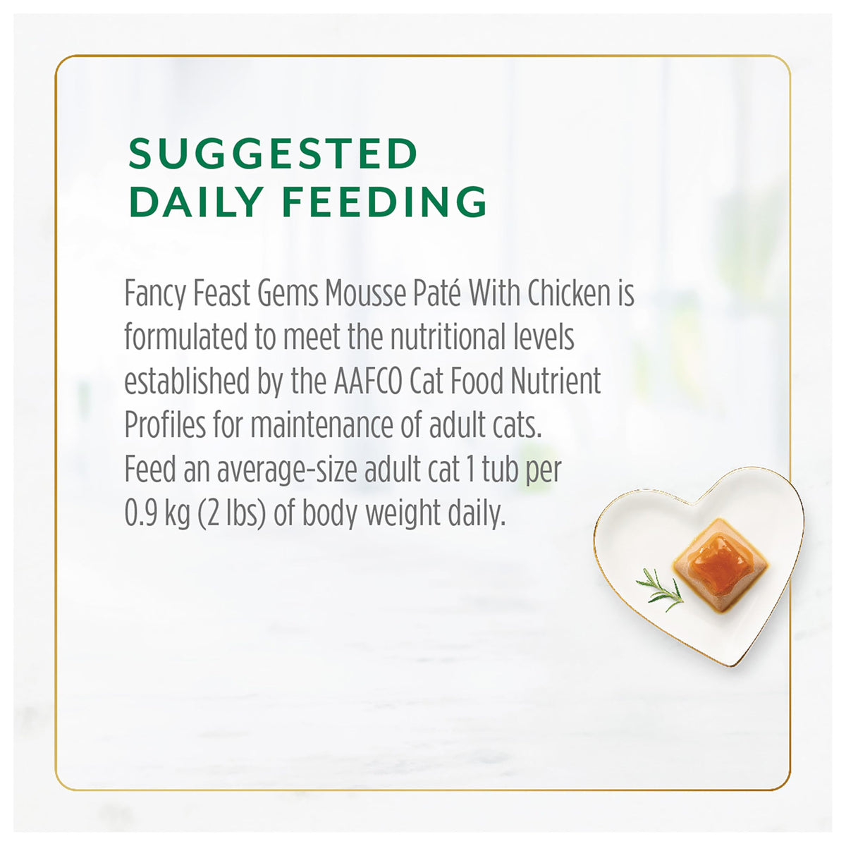 Fancy Feast Gems Mousse Pâté Chicken Wet Cat Food, 57g, 2 Pack x 8