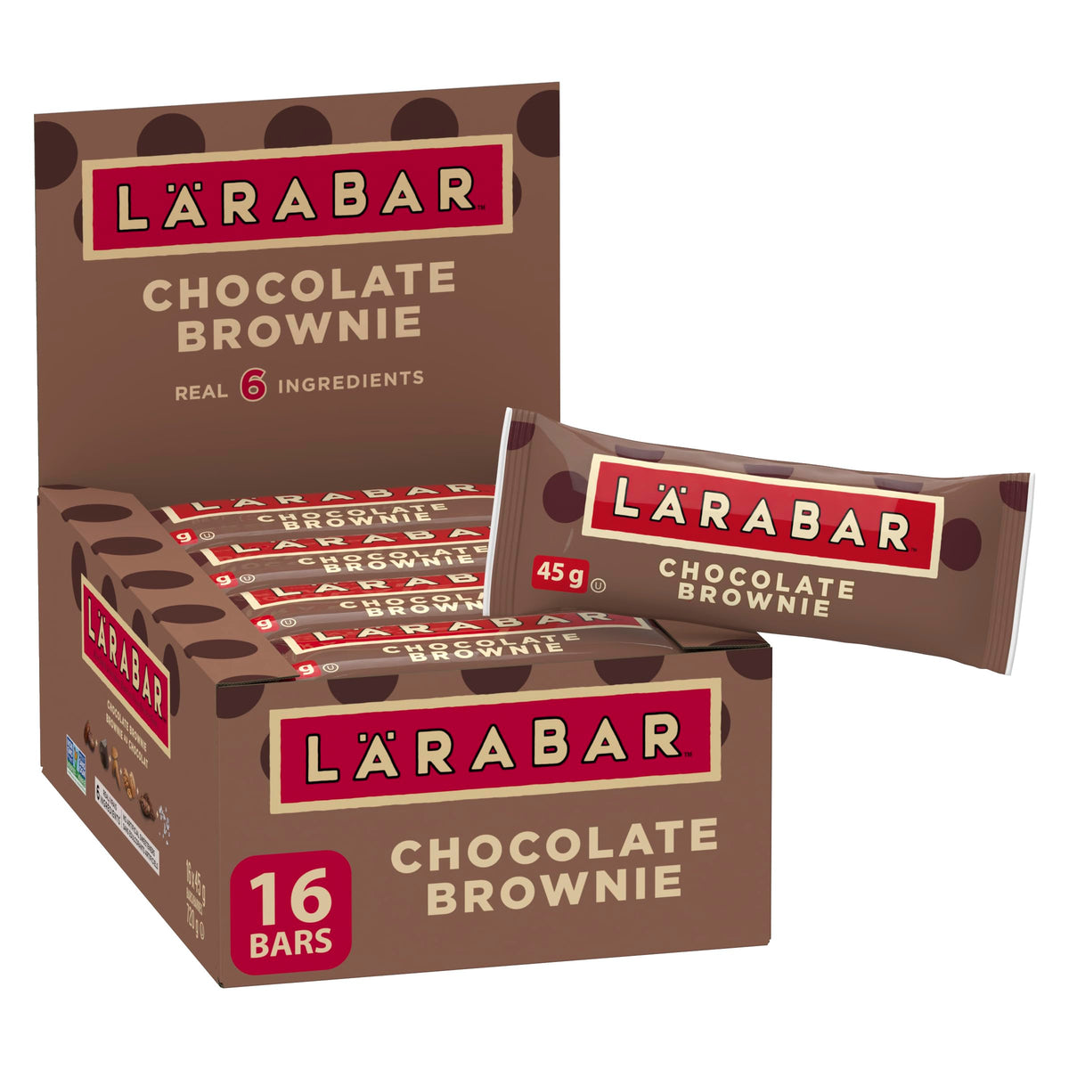 Larabar Chocolate Brownie Bars, 16 x 45 g