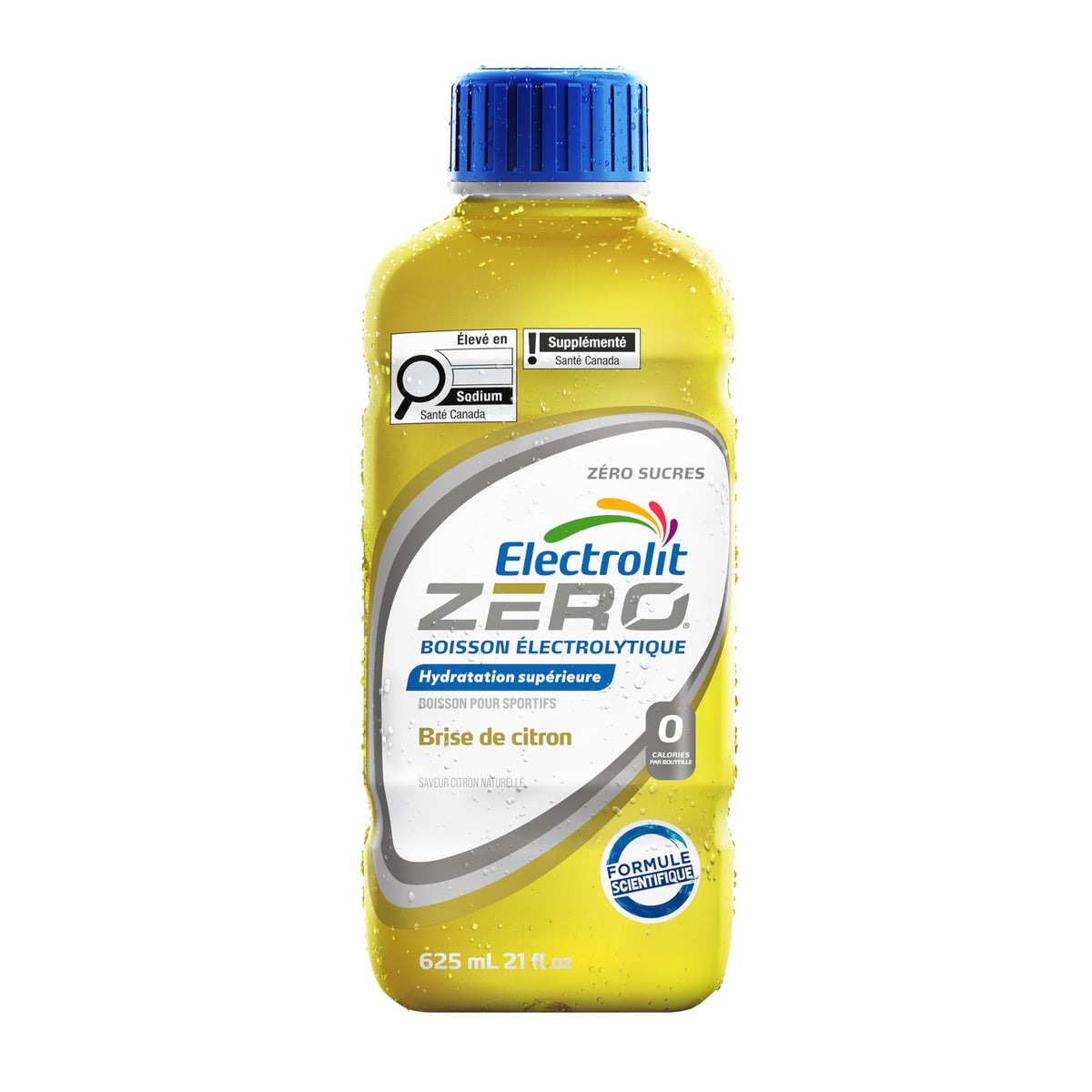 Electrolit Zero Hydration Drink, Lemon Breeze, 625ml, 12 Pack
