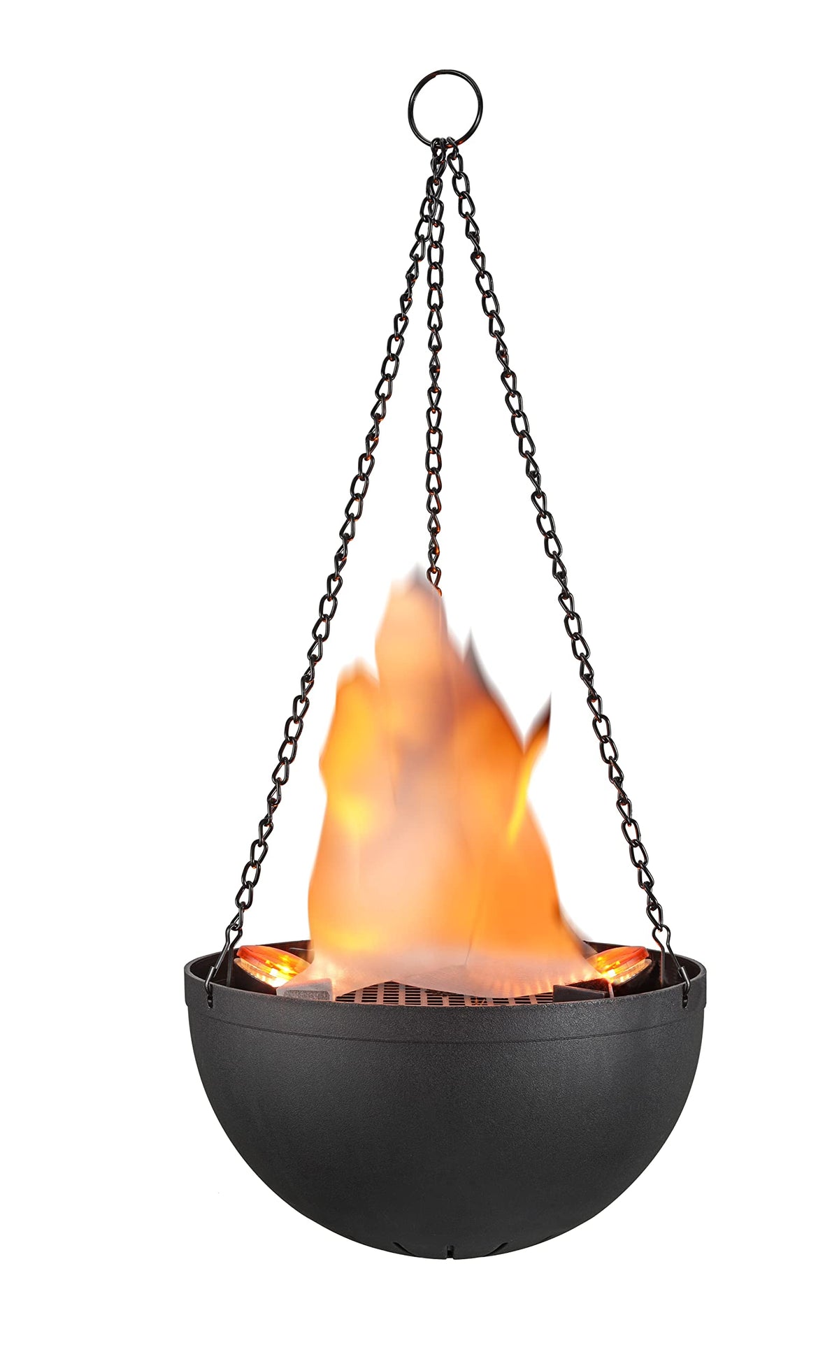 Aspen Creative 61168-02-1 Hanging Fire Flame Light Prop, Black