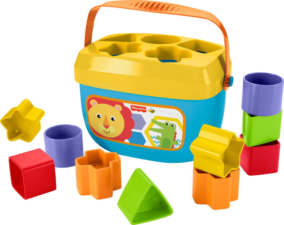 Fisher-Price Baby's First Blocks & Rock-a-Stack Set, 10 Shapes