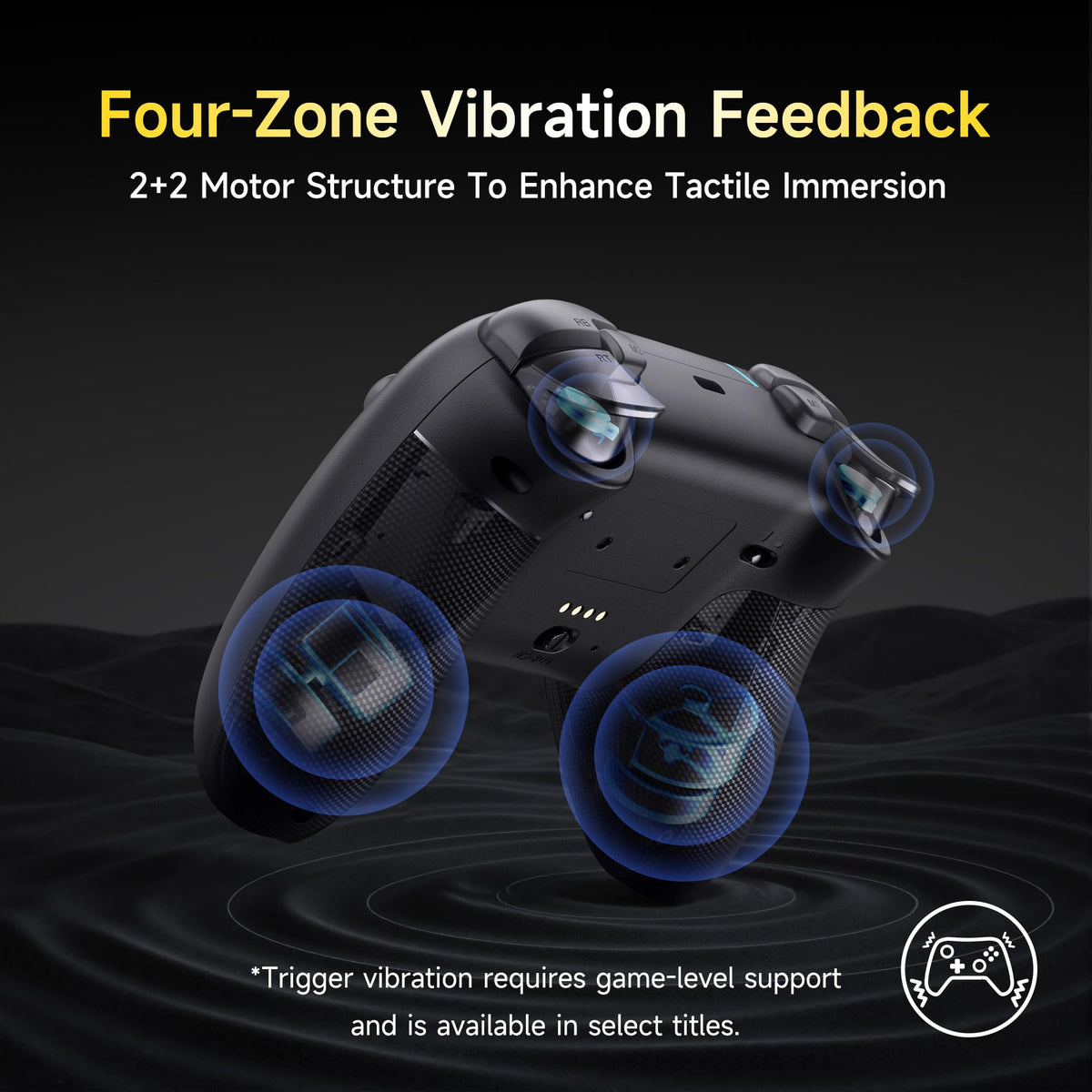 EasySMX X05 Pro Wireless PC Controller, Black