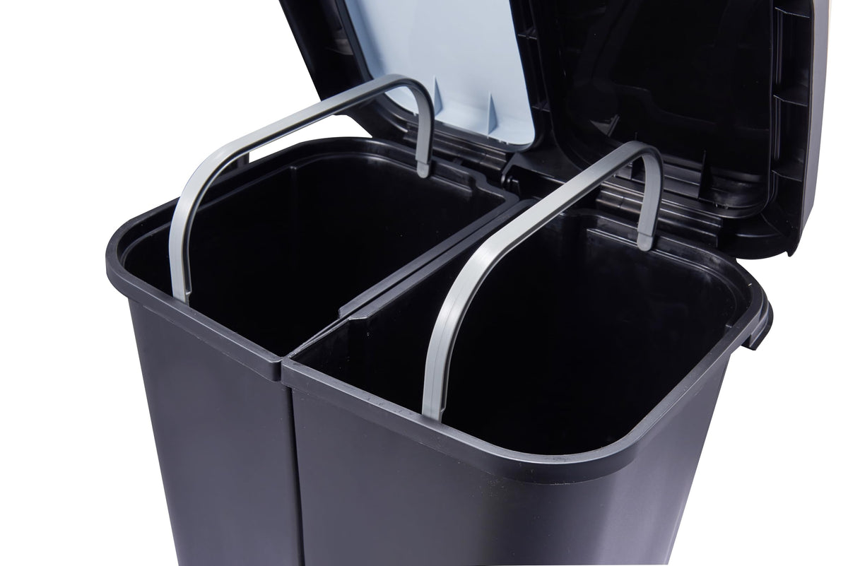 Step N' Sort 40L Dual Compartment Recycling Bin (2 x 20L)