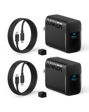 Anker 45W USB-C Charger with 5 ft Cable, 2-Pack