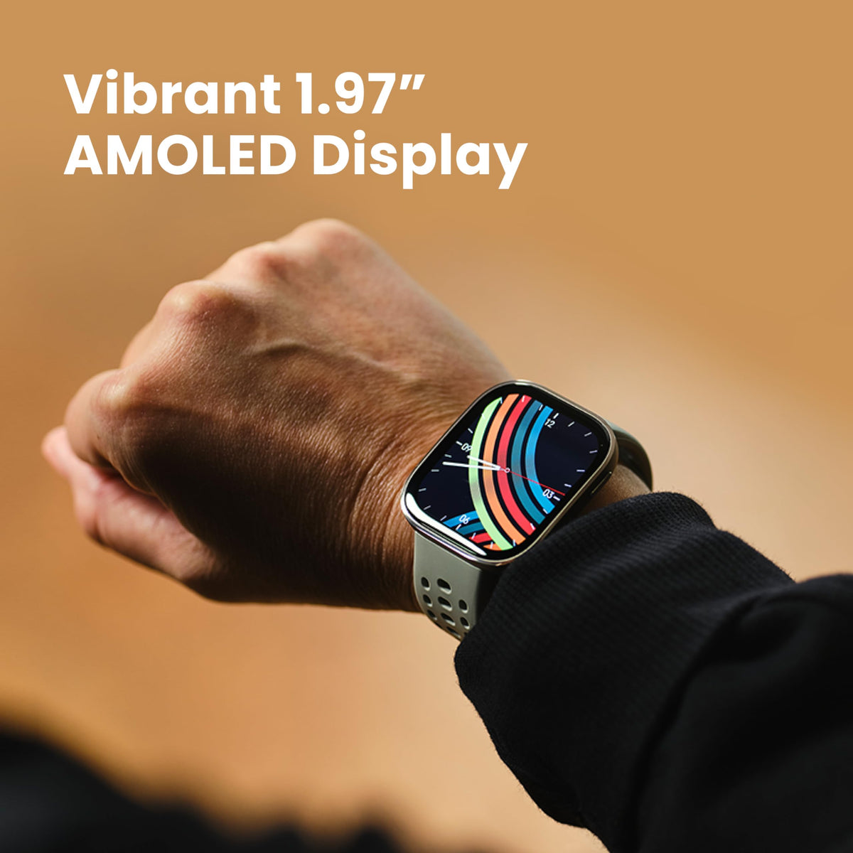 Amazfit Bip 6 Smart Watch, 46 mm, Black