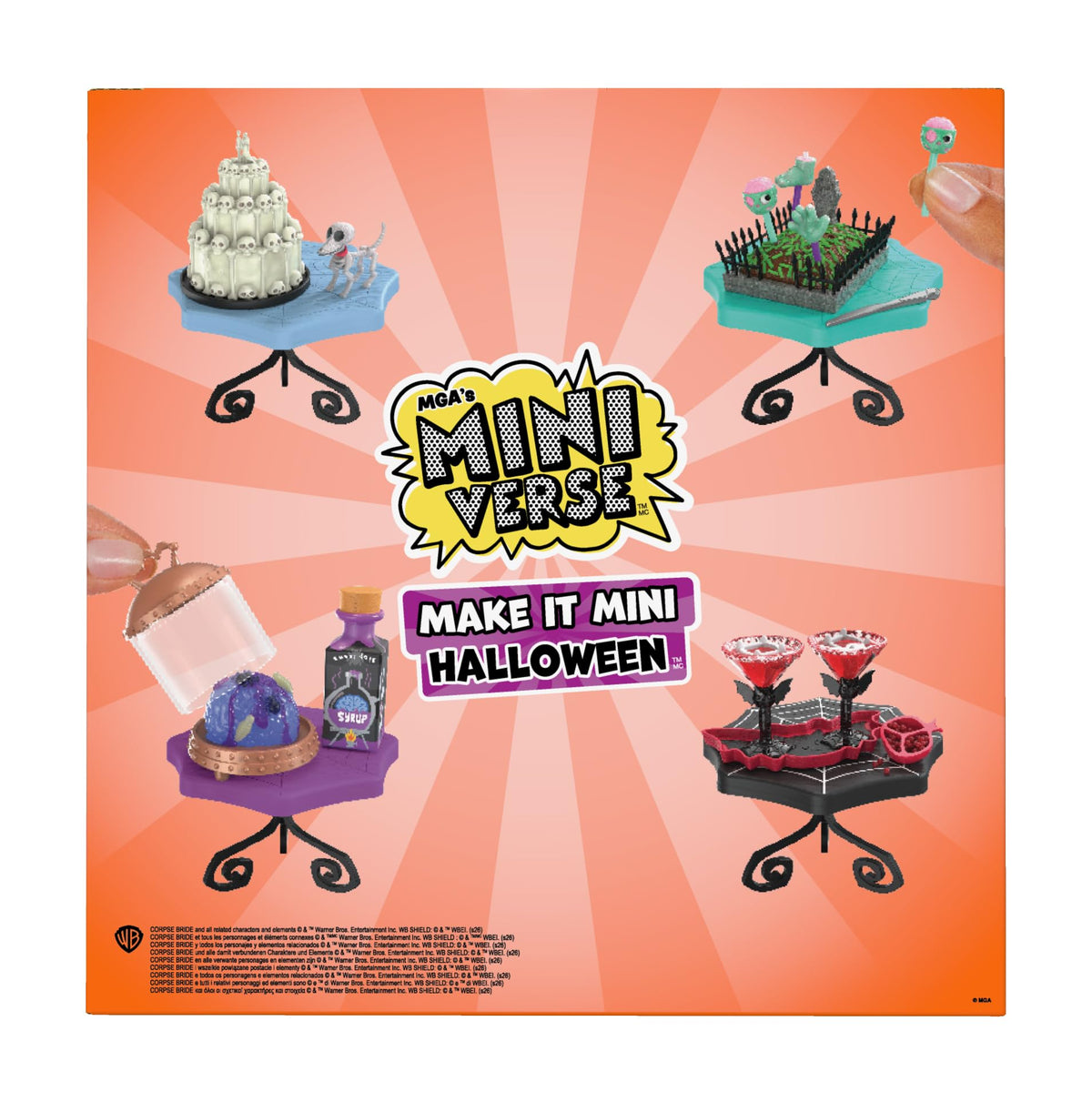MGA's Miniverse Make It Mini Halloween, Corpse Bride, 3-Pack