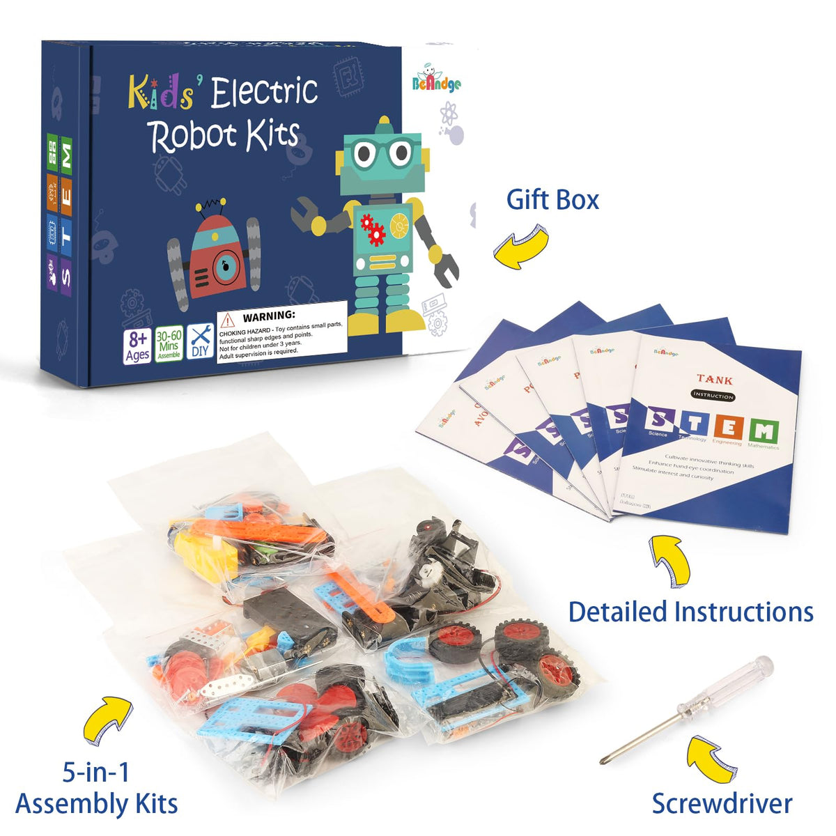 STEM Science Kit for Kids, Building Robot Car