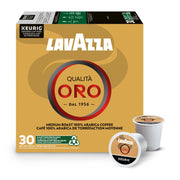 Lavazza Qualità Oro Medium Roast K-Cup Pods, 30 Count