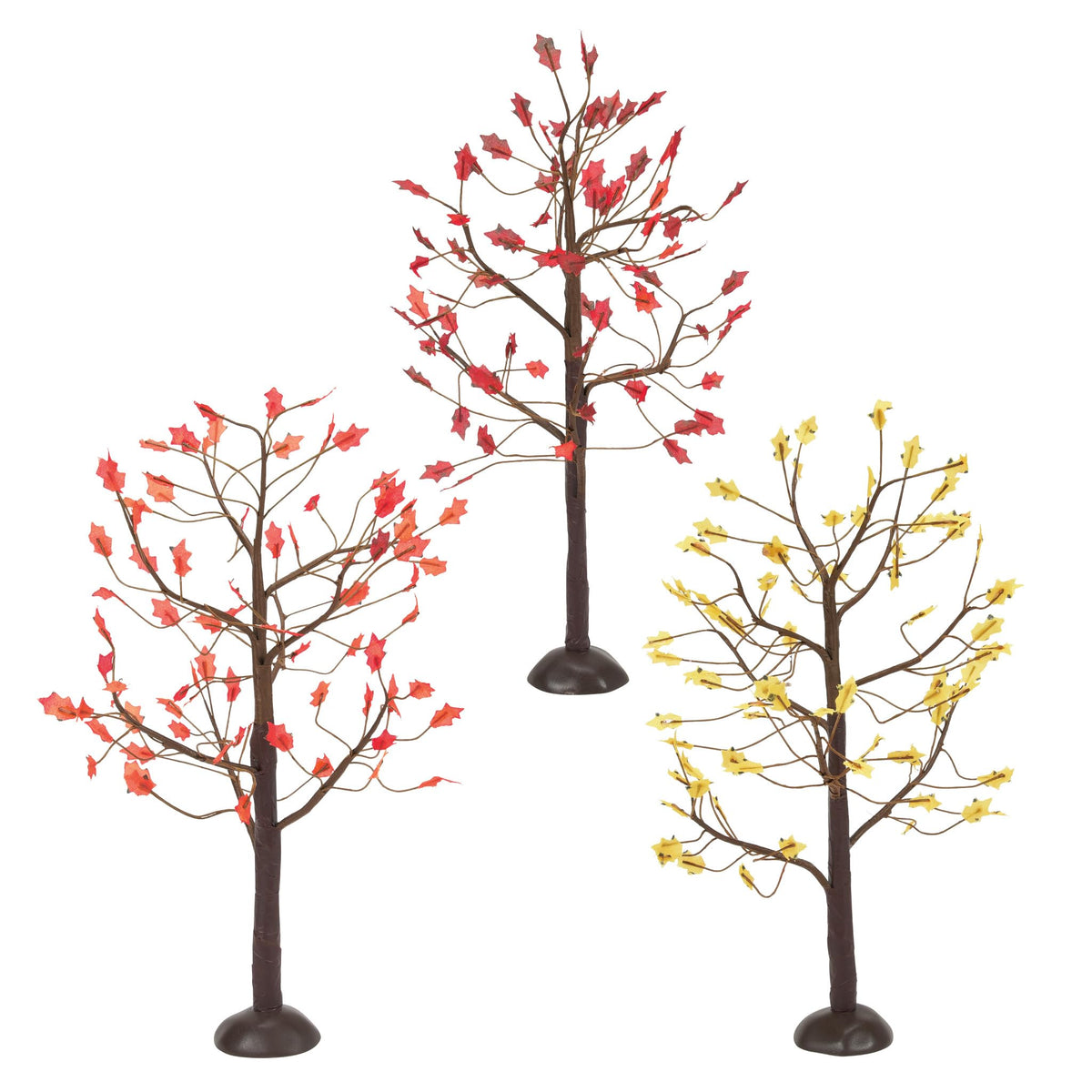 Department 56 Village Harvest September Oak Tree Figurine Set, 11 Inch