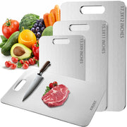 Double-Sided Titanium Cutting Board, 13.3" x 9"
