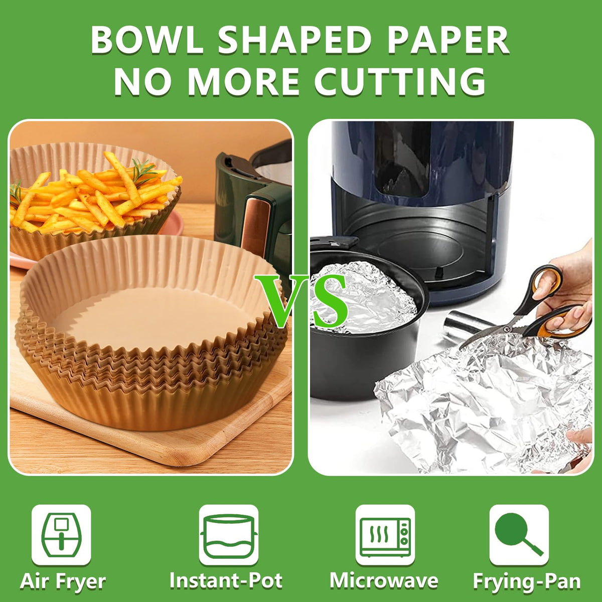 Disposable Air Fryer Parchment Paper Liners, 200pcs