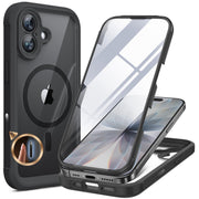 Miracase Full-Body Bumper Case for iPhone 17, 6.3 Inch, MagSafe, Black