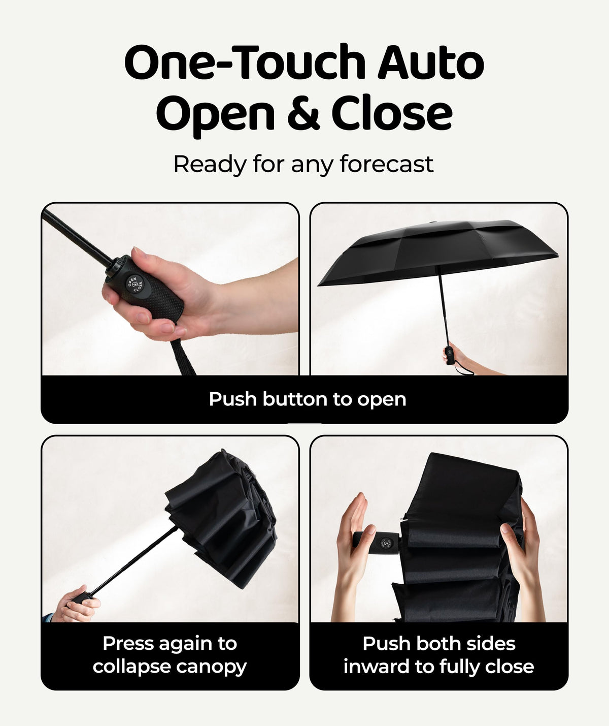 Repel Windproof Travel Umbrella, Auto Folding