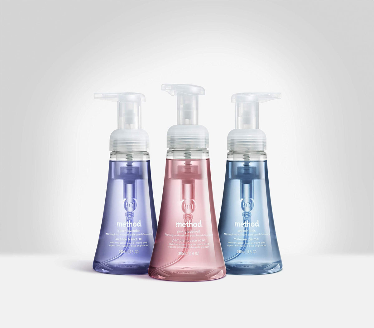 Method Foaming Hand Soap, Sea Minerals, 300mL, 6 Pack