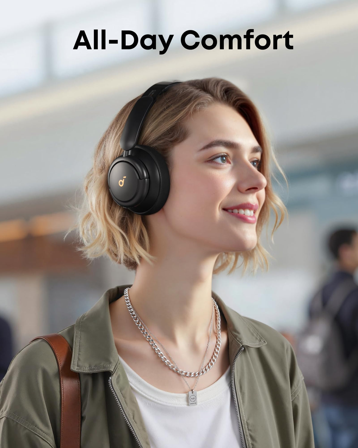 soundcore by Anker Life Q30 Hybrid ANC Wireless Headphones, Black