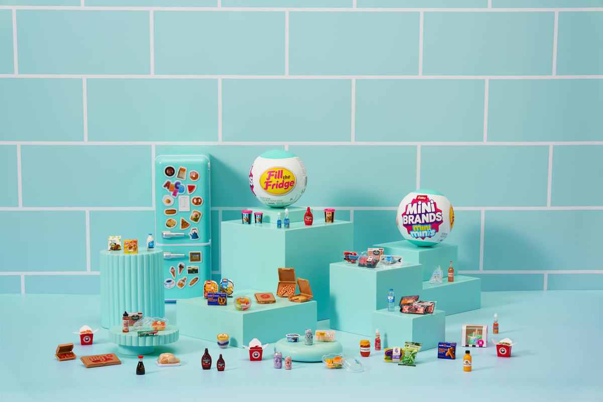 Mini Brands Fill The Fridge Playset With UV Light by ZURU