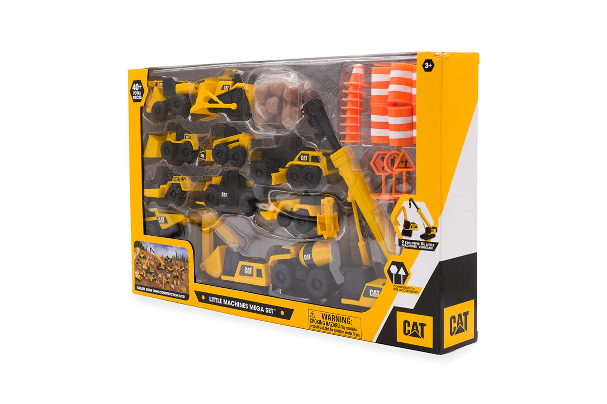 CAT Little Machines Mega Set, 40+ Pieces, Ages 3+