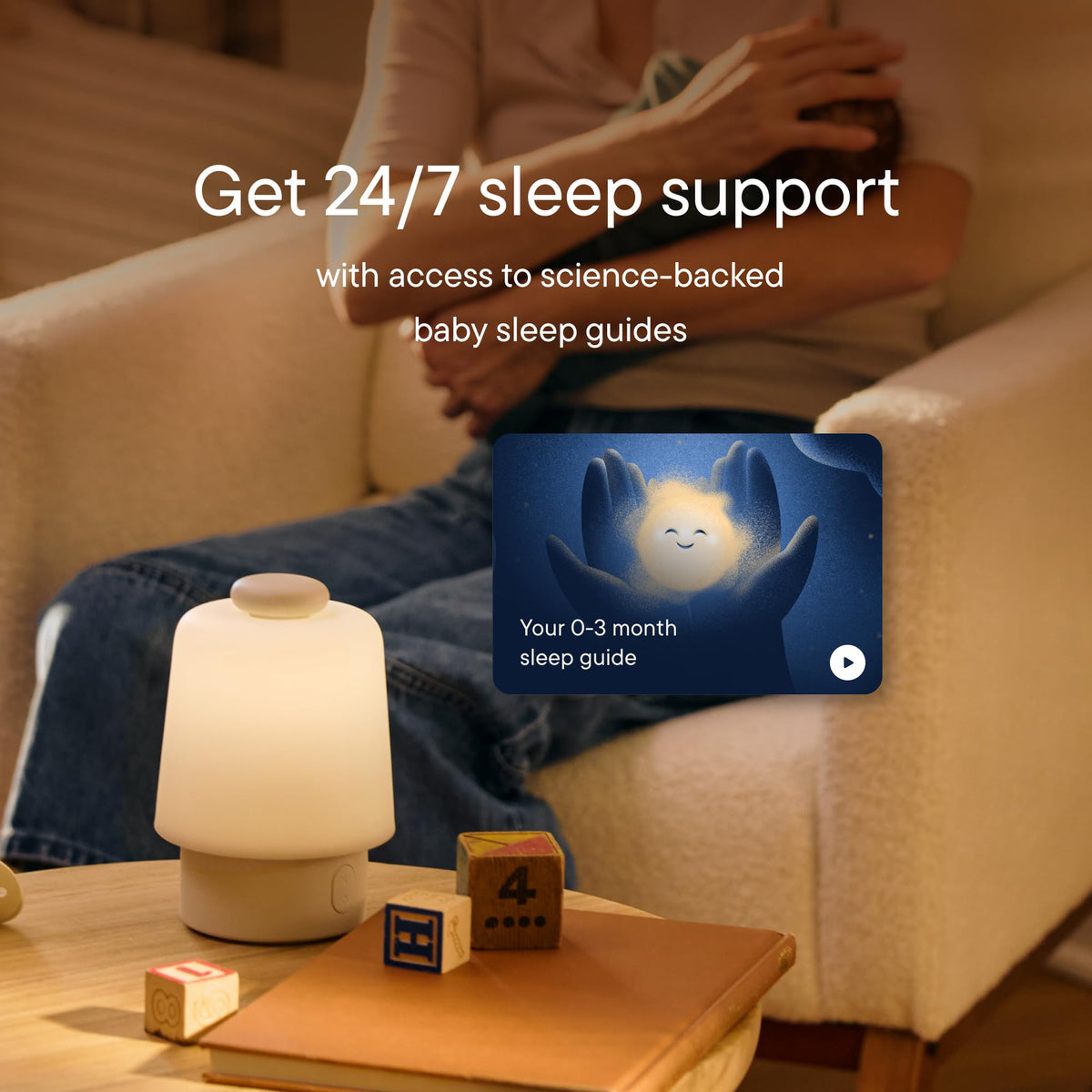 Hatch Baby Sound Machine & Night Light, Putty