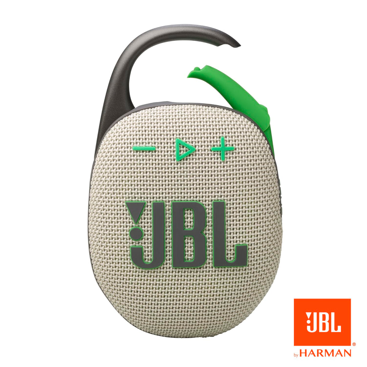 JBL Clip 5 Waterproof Bluetooth Speaker, Sand